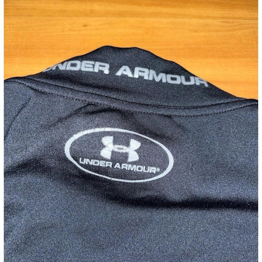 Mens Under Armour Fitted Camp Workout Athletic Performance Top Shirt - Picture 5 of 5